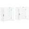 vidaXL Wall Mounted Cabinets 2 pcs White Engineered Wood