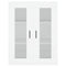 vidaXL Wall Mounted Cabinets 2 pcs White Engineered Wood
