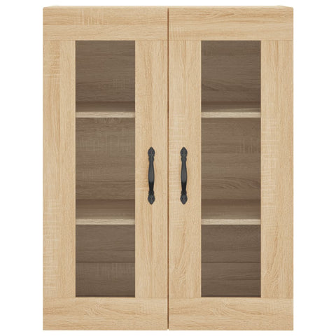 vidaXL Wall Mounted Cabinets 2 pcs Sonoma Oak Engineered Wood