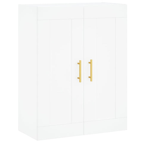 vidaXL Wall Mounted Cabinets 2 pcs White Engineered Wood