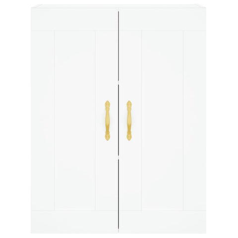 vidaXL Wall Mounted Cabinets 2 pcs White Engineered Wood