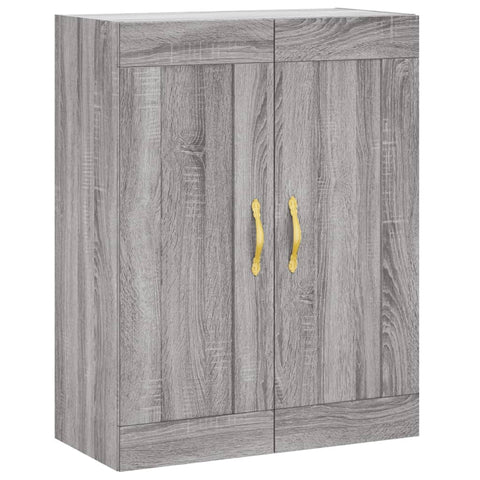 vidaXL Wall Mounted Cabinets 2 pcs Grey Sonoma Engineered Wood