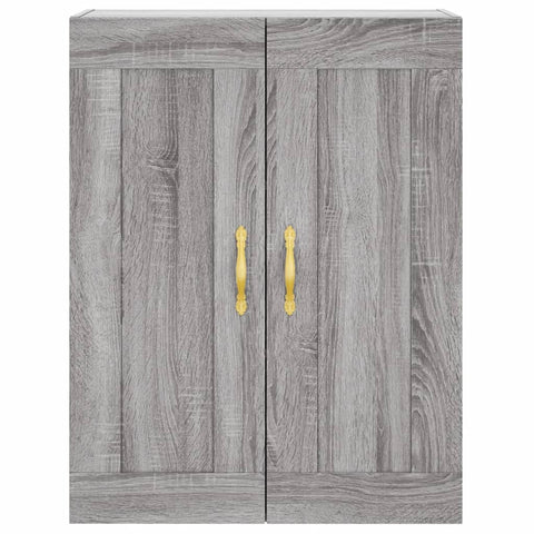 vidaXL Wall Mounted Cabinets 2 pcs Grey Sonoma Engineered Wood