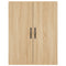 vidaXL Highboard Sonoma Oak 69.5x34x180 cm Engineered Wood