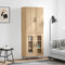 vidaXL Highboard Sonoma Oak 69.5x34x180 cm Engineered Wood