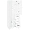 vidaXL Highboard White 69.5x34x180 cm Engineered Wood