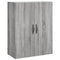 vidaXL Highboard Grey Sonoma 69.5x34x180 cm Engineered Wood