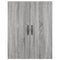 vidaXL Highboard Grey Sonoma 69.5x34x180 cm Engineered Wood