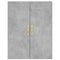 vidaXL Highboard Concrete Grey 69.5x34x180 cm Engineered Wood