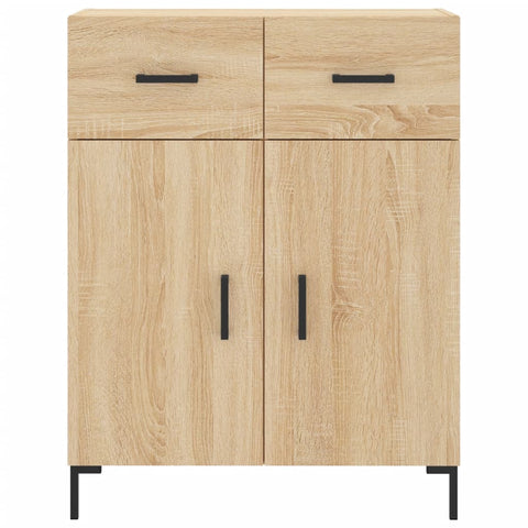 vidaXL Highboard Sonoma Oak 69.5x34x180 cm Engineered Wood
