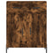 vidaXL Highboard Smoked Oak 69.5x34x180 cm Engineered Wood