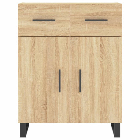 vidaXL Highboard Sonoma Oak 69.5x34x180 cm Engineered Wood