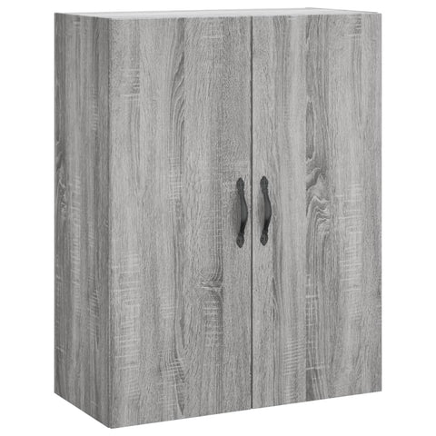 vidaXL Highboard Grey Sonoma 69.5x34x180 cm Engineered Wood