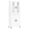 vidaXL Highboard White 69.5x34x180 cm Engineered Wood