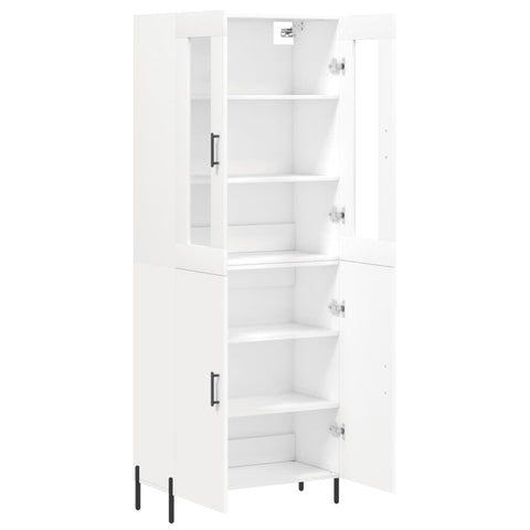 vidaXL Highboard White 69.5x34x180 cm Engineered Wood