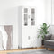 vidaXL Highboard White 69.5x34x180 cm Engineered Wood