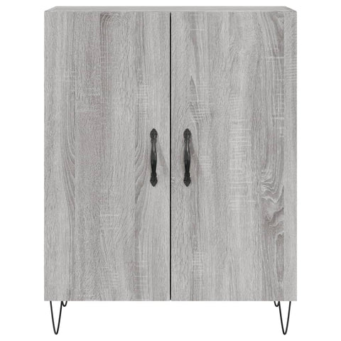 vidaXL Highboard Grey Sonoma 69.5x34x180 cm Engineered Wood