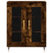 vidaXL Highboard Smoked Oak 69.5x34x180 cm Engineered Wood