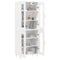 vidaXL Highboard White 69.5x34x180 cm Engineered Wood