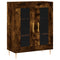 vidaXL Highboard Smoked Oak 69.5x34x180 cm Engineered Wood