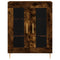 vidaXL Highboard Smoked Oak 69.5x34x180 cm Engineered Wood