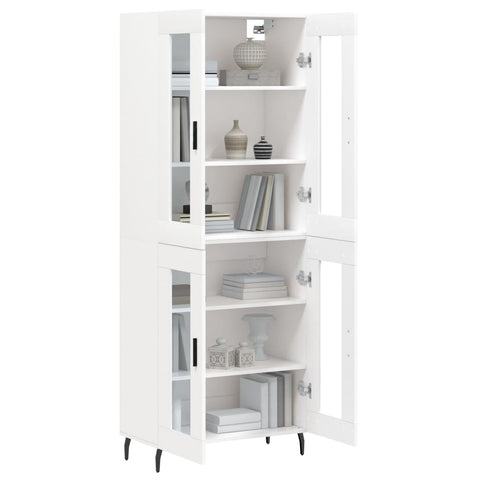 vidaXL Highboard White 69.5x34x180 cm Engineered Wood