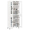 vidaXL Highboard White 69.5x34x180 cm Engineered Wood