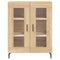 vidaXL Highboard Sonoma Oak 69.5x34x180 cm Engineered Wood