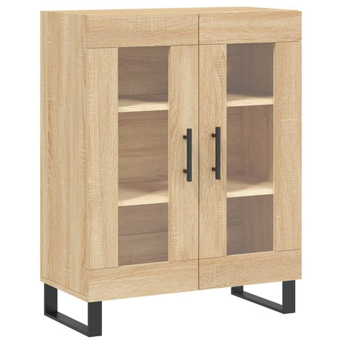 vidaXL Highboard Sonoma Oak 69.5x34x180 cm Engineered Wood