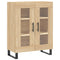 vidaXL Highboard Sonoma Oak 69.5x34x180 cm Engineered Wood