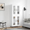 vidaXL Highboard White 69.5x34x180 cm Engineered Wood