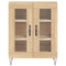 vidaXL Highboard Sonoma Oak 69.5x34x180 cm Engineered Wood