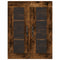 vidaXL Highboard Smoked Oak 69.5x34x180 cm Engineered Wood