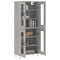vidaXL Highboard Grey Sonoma 69.5x34x180 cm Engineered Wood