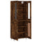 vidaXL Highboard Smoked Oak 69.5x34x180 cm Engineered Wood