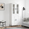 vidaXL Highboard White 69.5x34x180 cm Engineered Wood