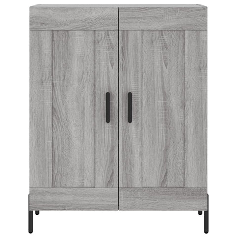 vidaXL Highboard Grey Sonoma 69.5x34x180 cm Engineered Wood