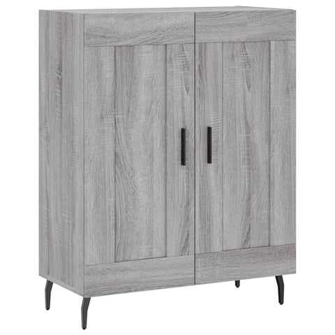 vidaXL Highboard Grey Sonoma 69.5x34x180 cm Engineered Wood