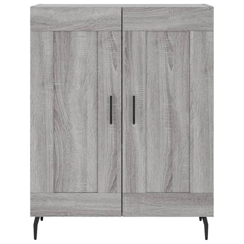 vidaXL Highboard Grey Sonoma 69.5x34x180 cm Engineered Wood