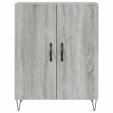 vidaXL Highboard Grey Sonoma 69.5x34x180 cm Engineered Wood
