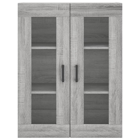 vidaXL Highboard Grey Sonoma 69.5x34x180 cm Engineered Wood