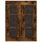 vidaXL Highboard Smoked Oak 69.5x34x180 cm Engineered Wood