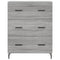 vidaXL Highboard Grey Sonoma 69.5x34x180 cm Engineered Wood