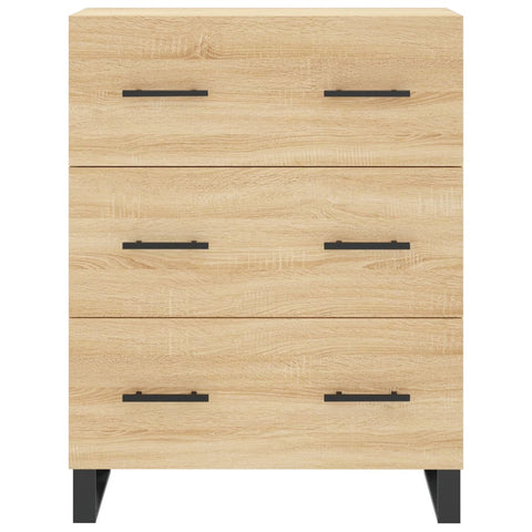 vidaXL Highboard Sonoma Oak 69.5x34x180 cm Engineered Wood