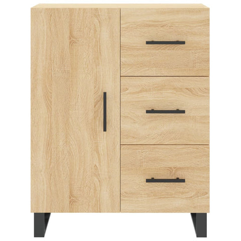 vidaXL Highboard Sonoma Oak 69.5x34x180 cm Engineered Wood