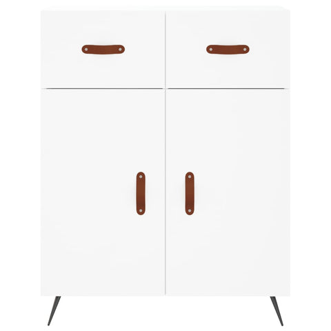 vidaXL Highboard White 69.5x34x180 cm Engineered Wood