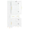 vidaXL Highboard White 69.5x34x180 cm Engineered Wood