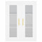 vidaXL Highboard White 69.5x34x180 cm Engineered Wood
