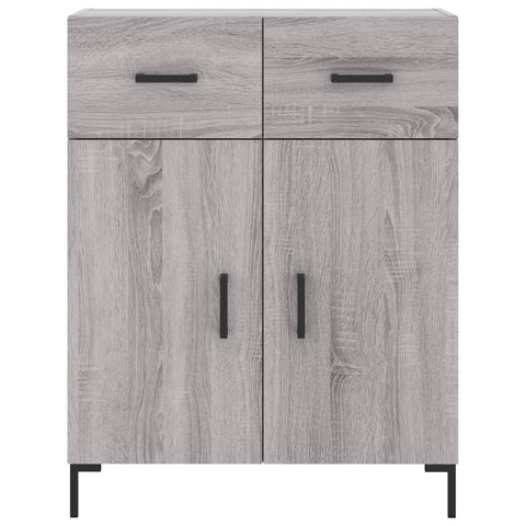 vidaXL Highboard Grey Sonoma 69.5x34x180 cm Engineered Wood
