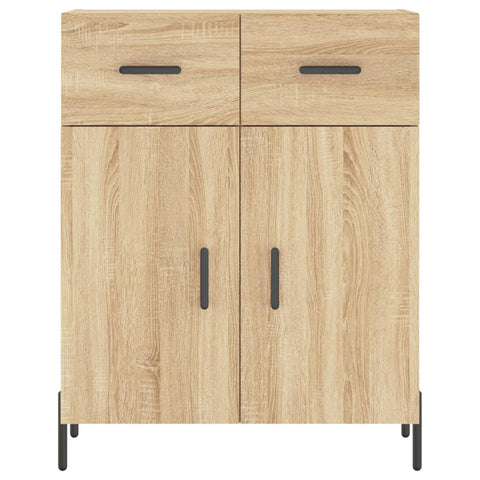 vidaXL Highboard Sonoma Oak 69.5x34x180 cm Engineered Wood